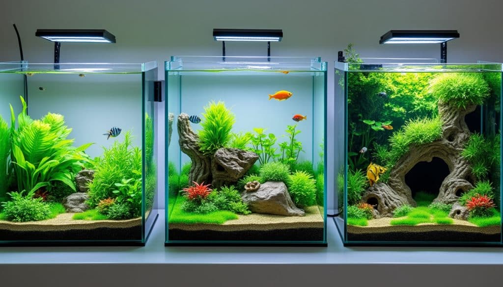 Aquarium de 20, 60 ou 120 litres : ce que chaque volume permet