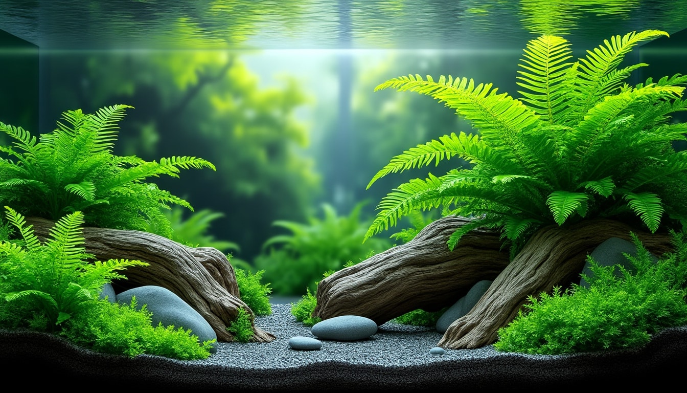 Aquarium planté sans CO2 : ce qui est possible