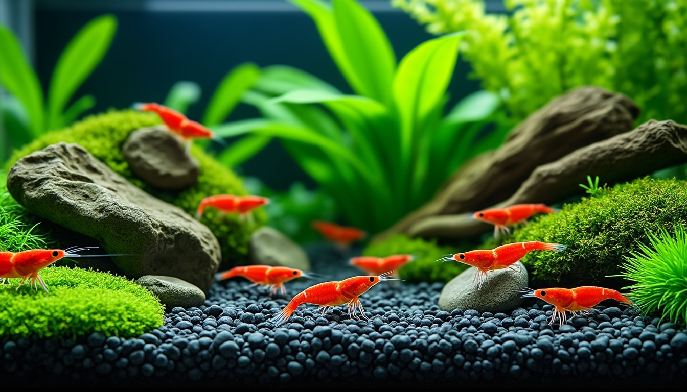 Crevettes Neocaridina : le bac idéal