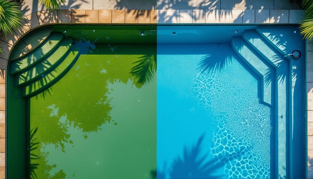 Eau verte : les causes et les remèdes