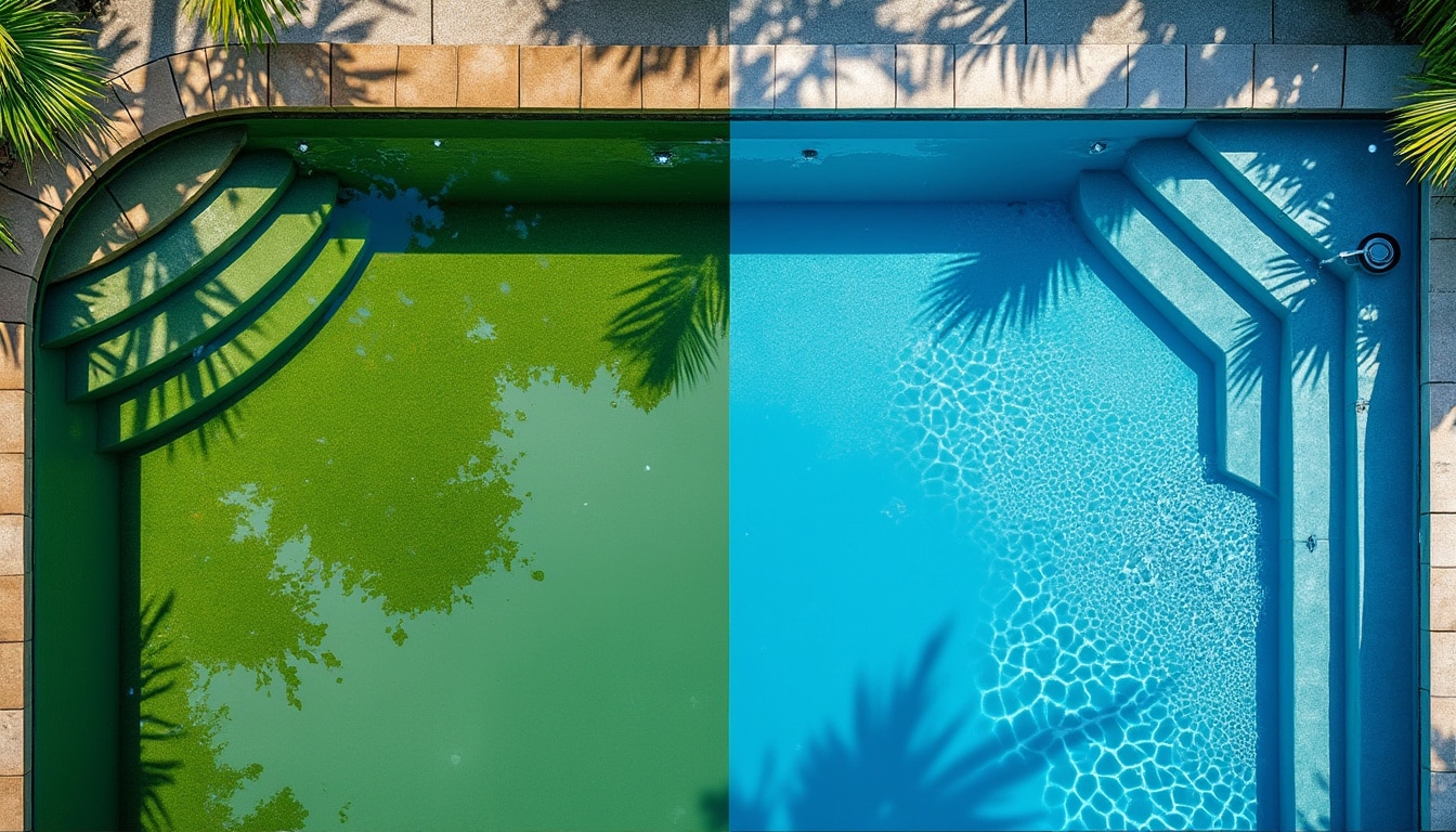 Eau verte : les causes et les remèdes