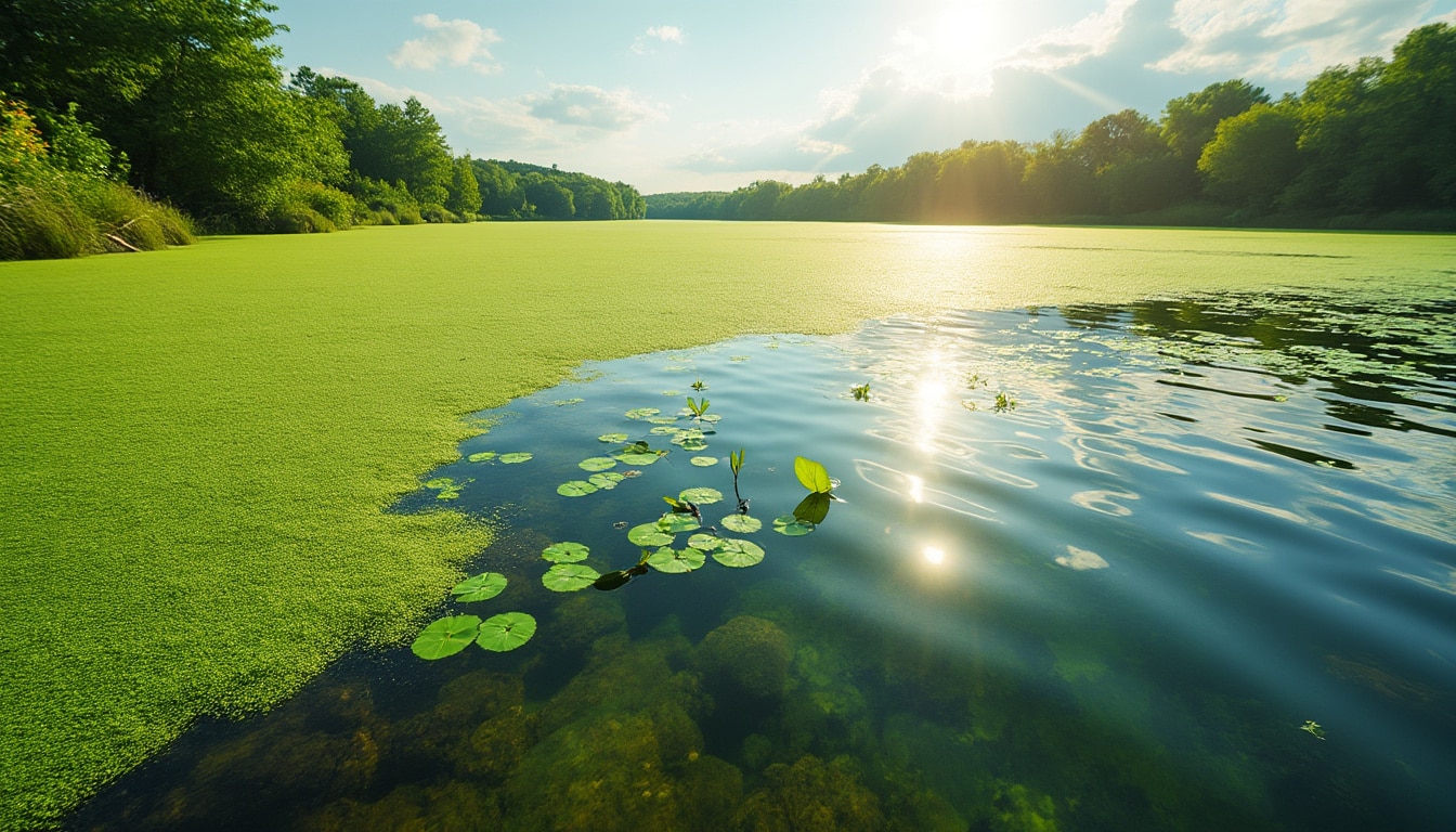 Origine des algues : lumière, nutriments et déséquilibre
