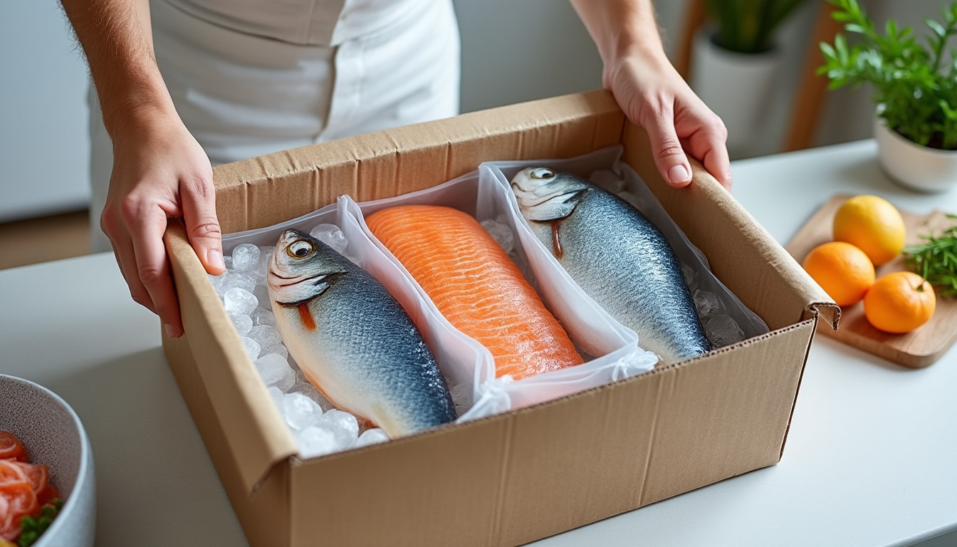 Acheter ses poissons en ligne : ce que la livraison implique