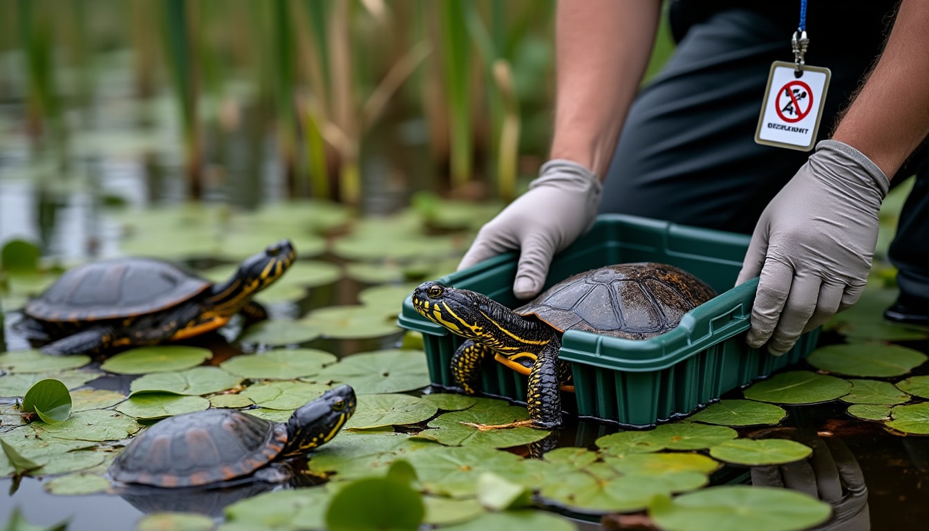Espèces invasives et réglementation : ce qui est interdit